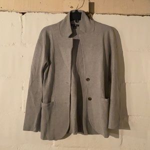 Gray jcrew mercantile sweater blazer